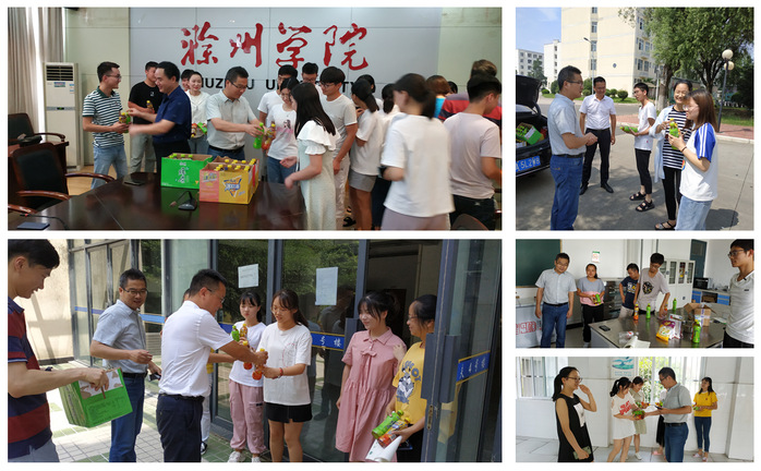 滁州学院食品学院：集体走访看望暑期留校学生